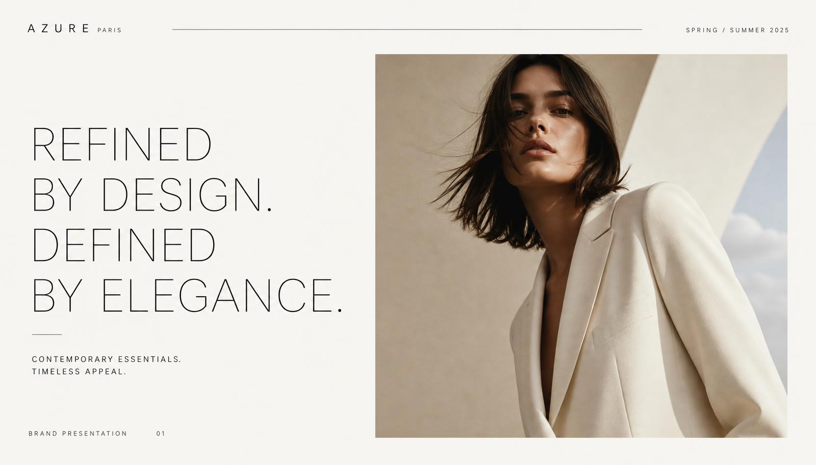 Aurelia Spring/Summer keynote title slide